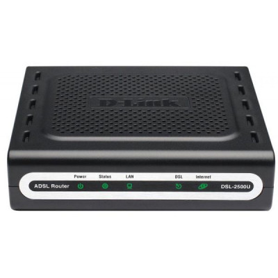 Маршрутизатор/роутер D-Link DSL-2500U ADSL2+ (Б/У) 1 порт