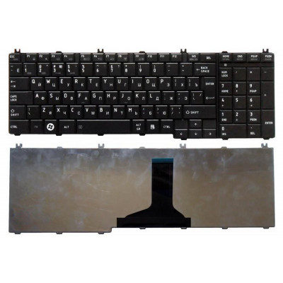 Клавиатура для ноутбука  Toshiba C650, C655, L650 (L655, L655D, L670, L670D, L675, L675D, L750, L750D) Русская Черный