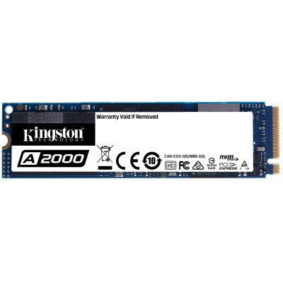 Kingston A2000 M.2 500GB M.2 500 ГБ 2200 МБ/с / 2000 МБ/с SSD