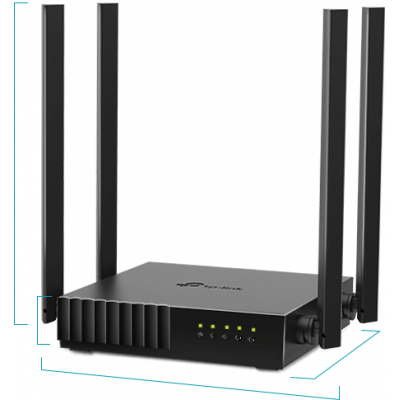 Маршрутизатор/роутер TP-Link Archer C54 (двухдиапазонный) Ethernet 4 порта 802.11 b/g/n  300mbps, 802.11ac 867mbps 4