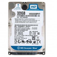 Жесткий диск Western Digital WD3200BPVT (Б/У) 2.5' 320 ГБ 5400 об/мин 8 МБ SATA III HDD