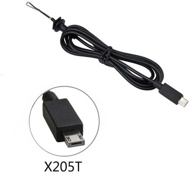 DC кабель питания для ноутбука ASUS 6.0x2.0мм Square Plug, прямой штекер (X205TA, X205T, E202SA, TP200S, C201PA ) 6.0x2.0мм