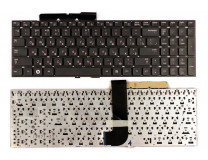 Клавиатура для ноутбука  Samsung RC528, RC530, RF510, RF511, Q530 Русская Черный Без фрейма